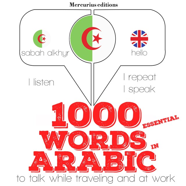 Bogomslag for 1000 essential words in Arabic
