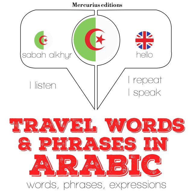 Kirjankansi teokselle Travel words and phrases in Arabic