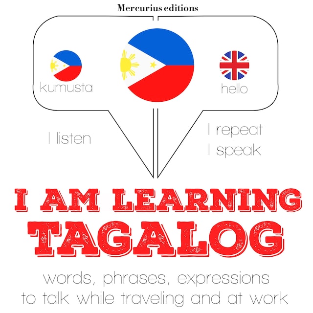 Bokomslag for I am learning Tagalog