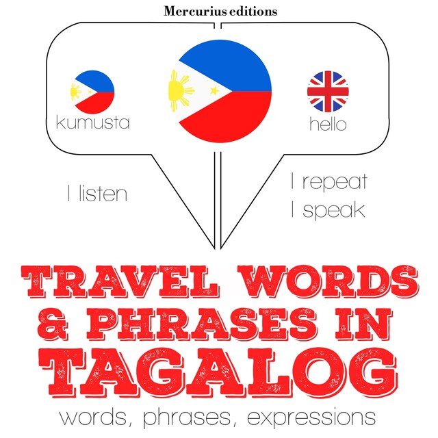 Bokomslag for Travel words and phrases in Tagalog