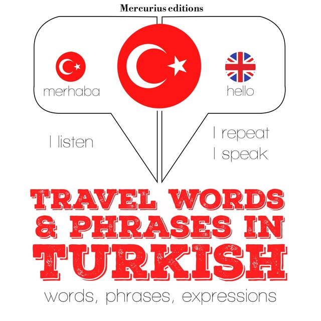 Bokomslag for Travel words and phrases in Turkish