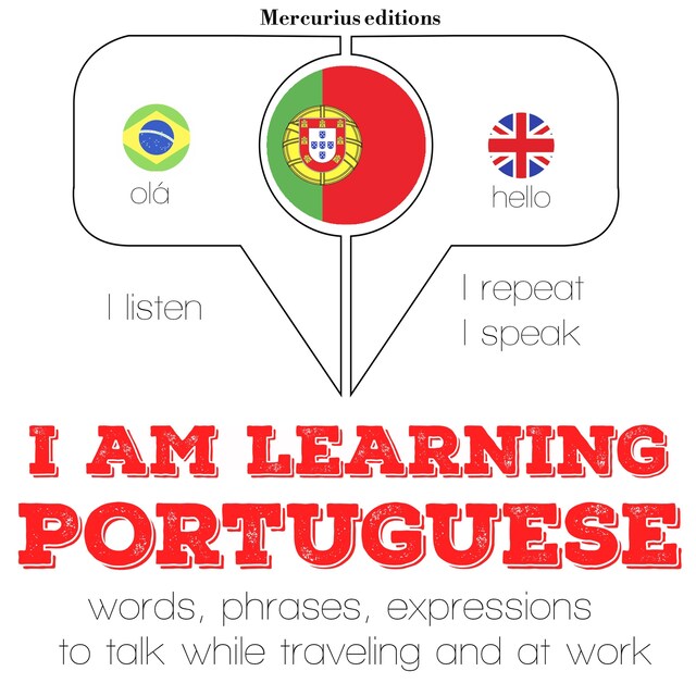 Book cover for I am learning Portuguese