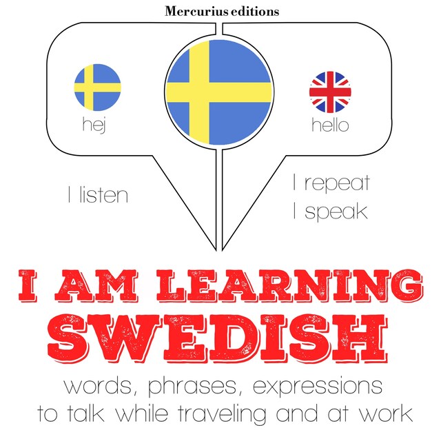 Couverture de livre pour I am learning Swedish
