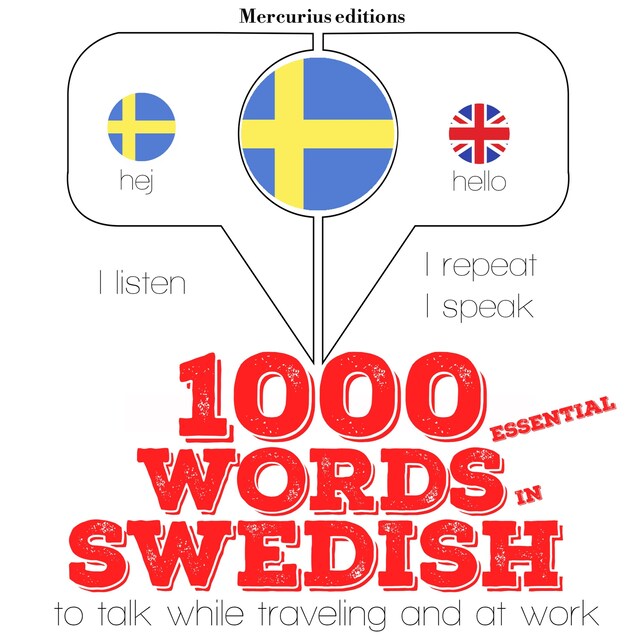Portada de libro para 1000 essential words in Swedish