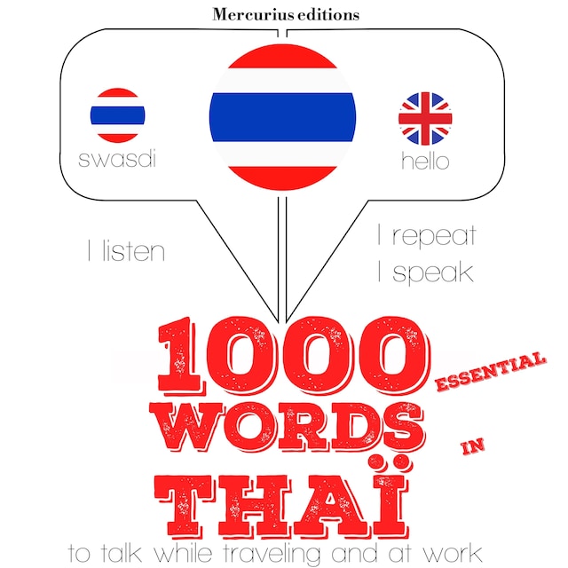Bogomslag for 1000 essential words in Thai