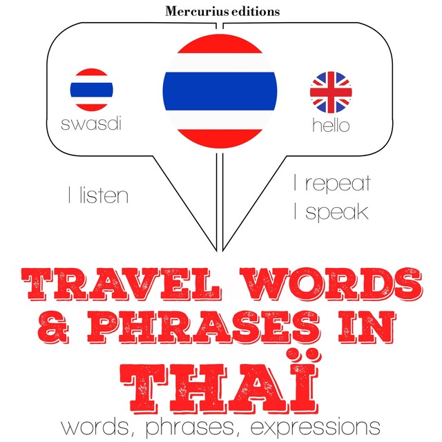 Buchcover für Travel words and phrases in Thai