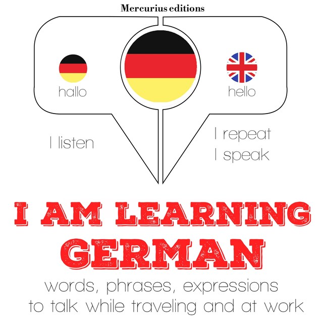 Kirjankansi teokselle I am learning German