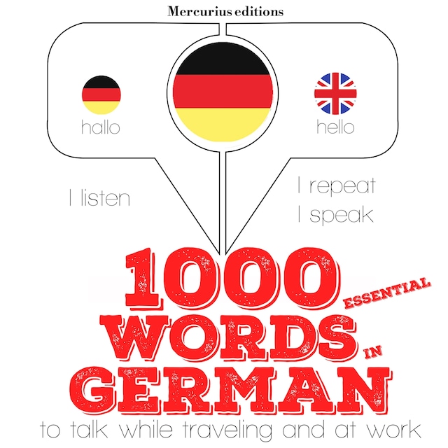 Copertina del libro per 1000 essential words in German