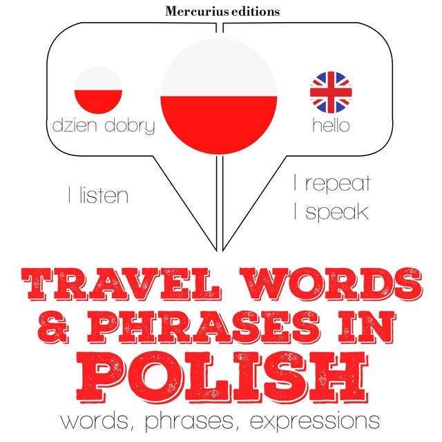 Kirjankansi teokselle Travel words and phrases in Polish