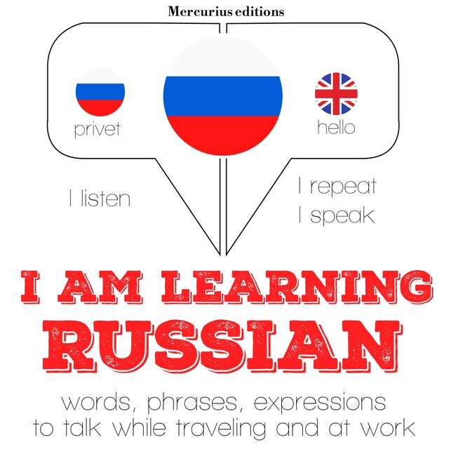 Kirjankansi teokselle I am learning Russian