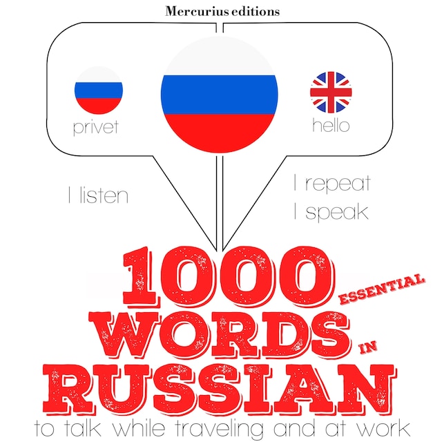 Couverture de livre pour 1000 essential words in Russian