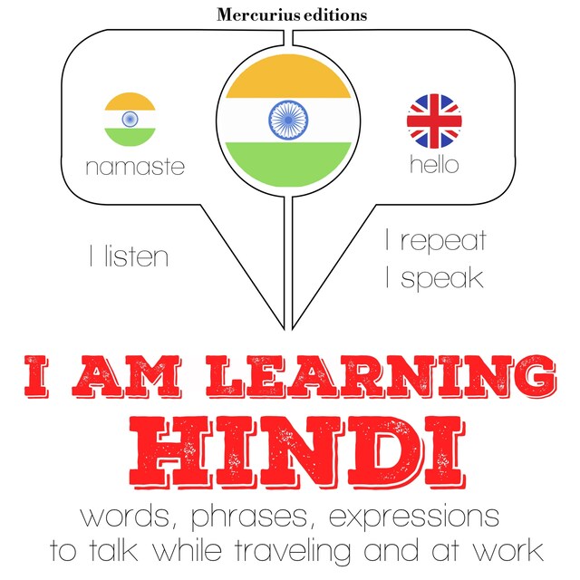 Book cover for I am learning Hindi