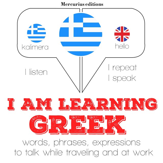 Couverture de livre pour I am learning Greek