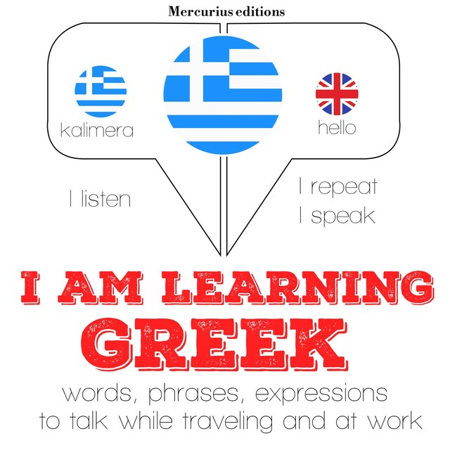 Kirjankansi teokselle I am learning Greek