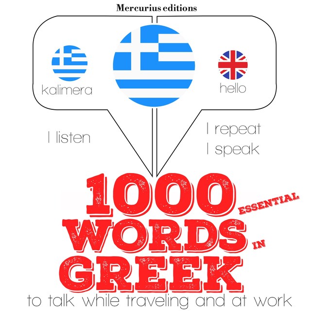 Buchcover für 1000 essential words in Greek