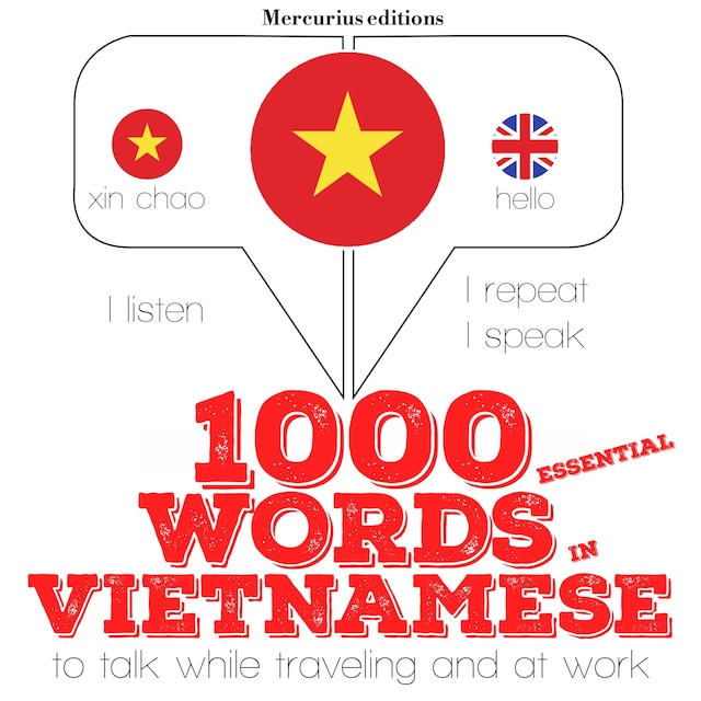 Copertina del libro per 1000 essential words in Vietnamese