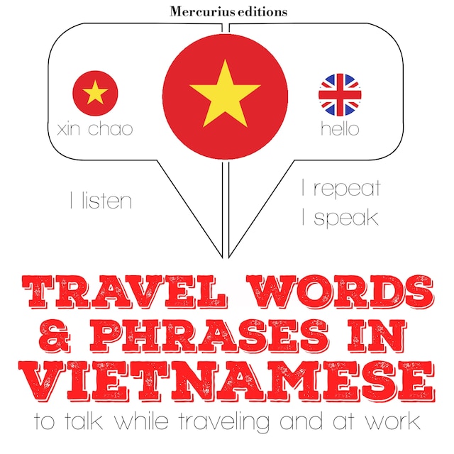 Book cover for Travel words and phrases in Vietnamese
