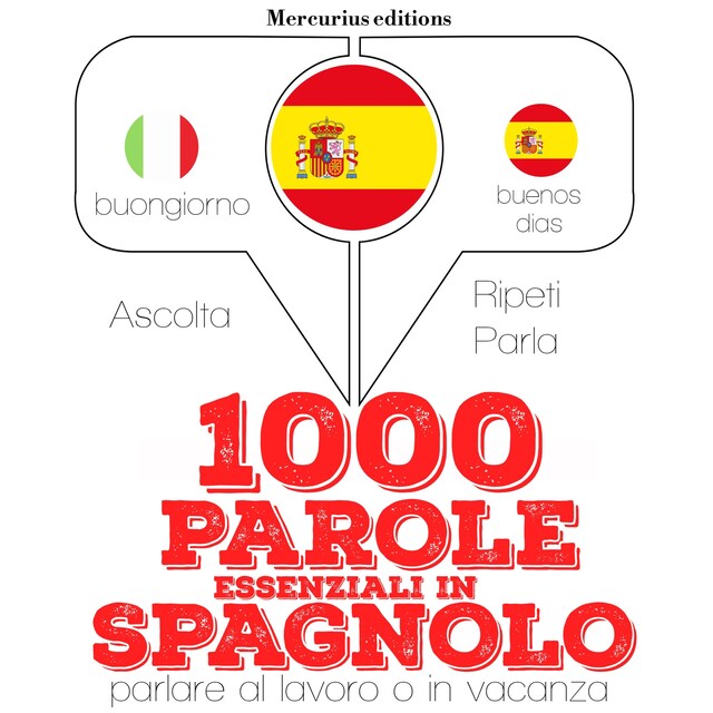 Book cover for 1000 parole essenziali in Spagnolo