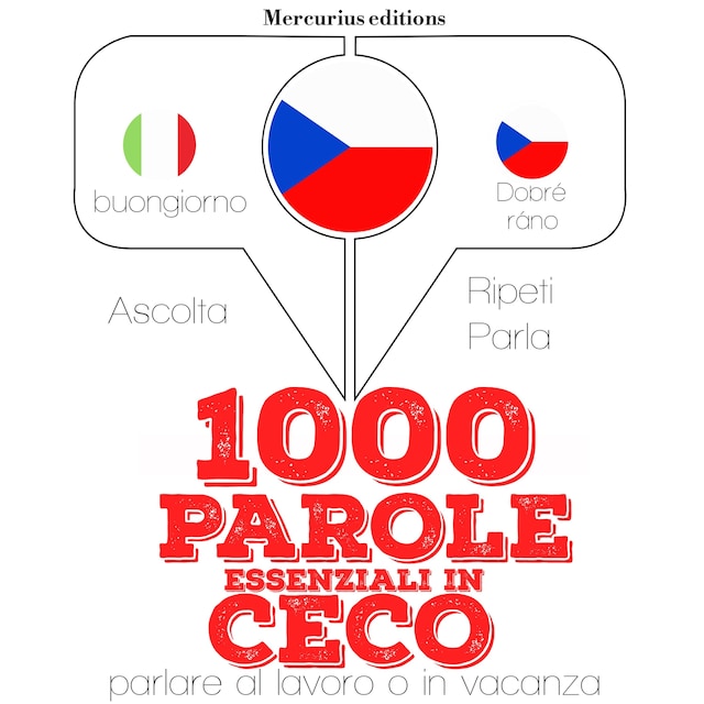 Book cover for 1000 parole essenziali in Ceco