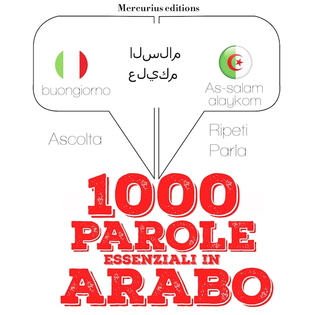 Book cover for 1000 parole essenziali in Arabo