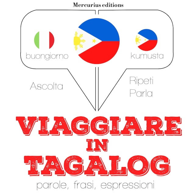 Copertina del libro per Viaggiare in Tagalog