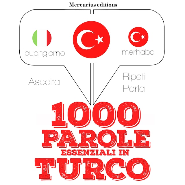 Book cover for 1000 parole essenziali in Turco