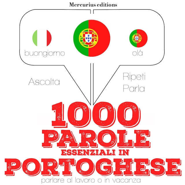 Boekomslag van 1000 parole essenziali in Portoghese