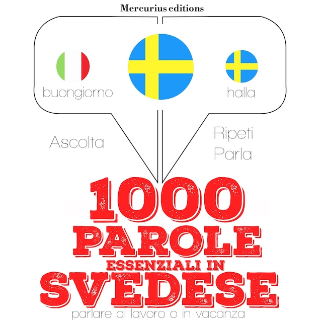 Book cover for 1000 parole essenziali in Svedese