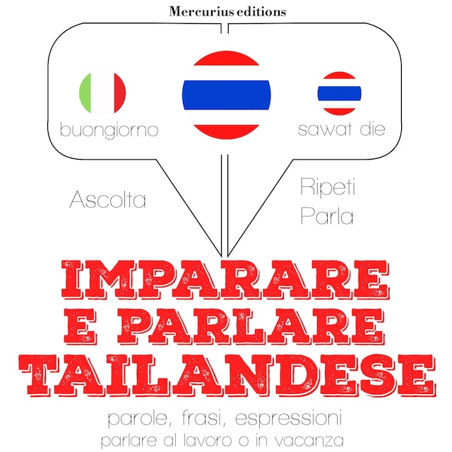 Book cover for Imparare e parlare Tailandese