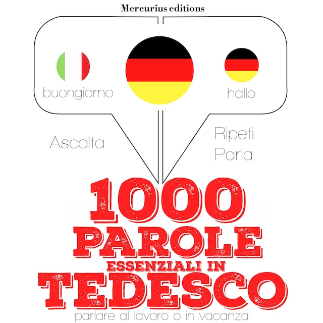 Couverture de livre pour 1000 parole essenziali in Tedesco