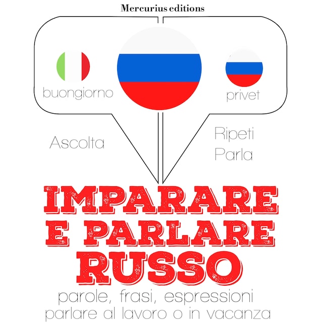 Kirjankansi teokselle Imparare & parlare Russo