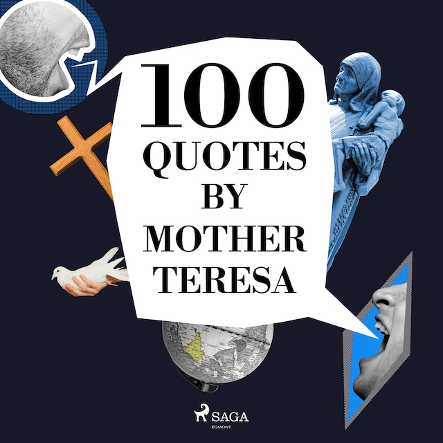 Book cover for 100 Quotes by Mother Teresa