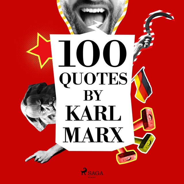 Book cover for 100 Quotes by Karl Marx
