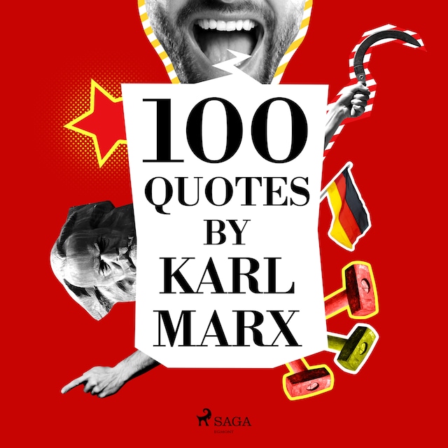 Book cover for 100 Quotes by Karl Marx