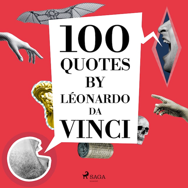Portada de libro para 100 Quotes by Léonardo da Vinci