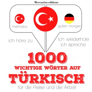 1000 wichtige Wörter auf Türkisch für die Reise und die Arbeit als Hörbuch