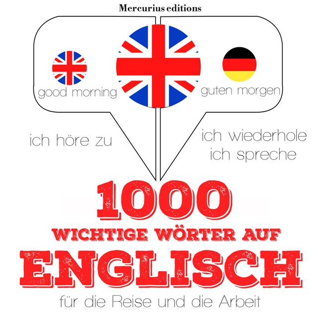 Kirjankansi teokselle 1000 wichtige Wörter auf Englisch für die Reise und die Arbeit