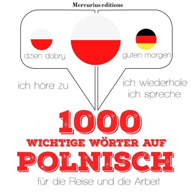 Book cover for 1000 wichtige Wörter auf Polnisch für die Reise und die Arbeit