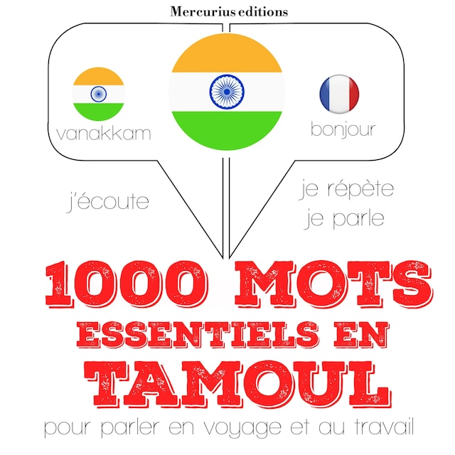 Book cover for 1000 mots essentiels en tamoul
