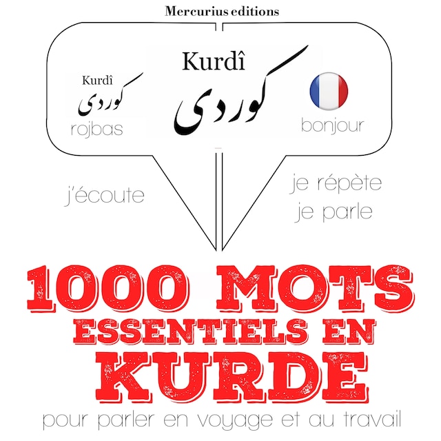 Book cover for 1000 mots essentiels en kurde