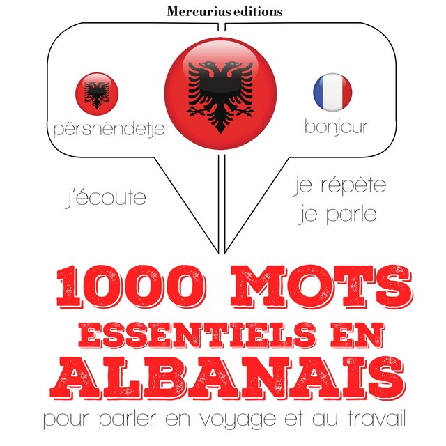 Book cover for 1000 mots essentiels en albanais
