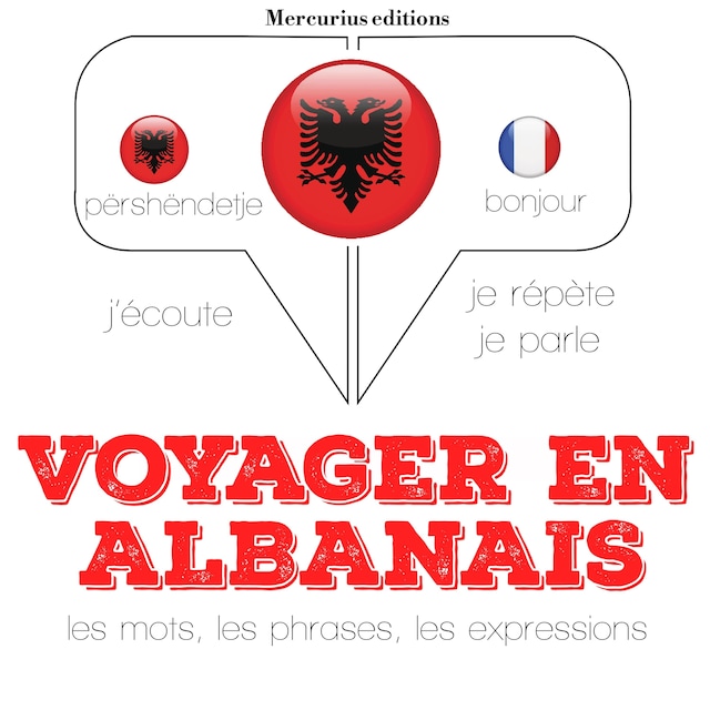 Book cover for Voyager en albanais