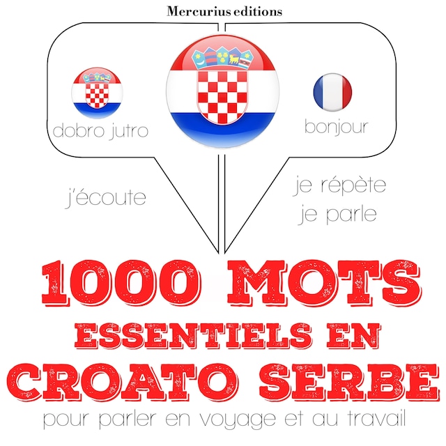 Portada de libro para 1000 mots essentiels en croato serbe