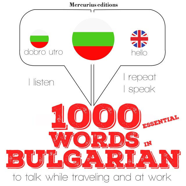 Kirjankansi teokselle 1000 essential words in Bulgarian