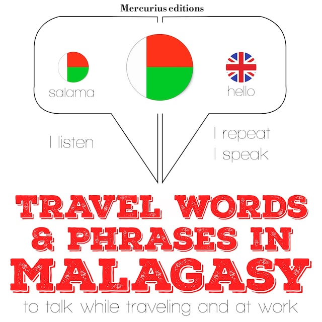 Bokomslag for Travel words and phrases in Malagasy