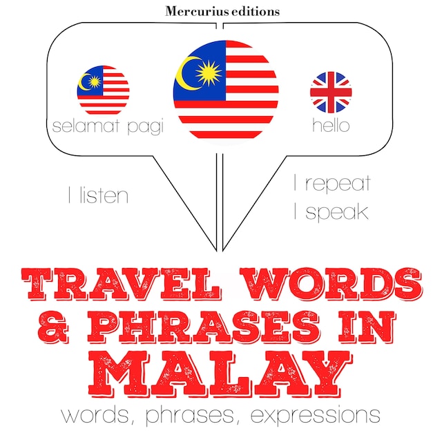 Book cover for Travel words and phrases in Malay
