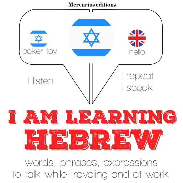 Kirjankansi teokselle I am learning Hebrew