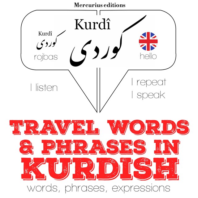 Bokomslag för Travel words and phrases in Kurdish