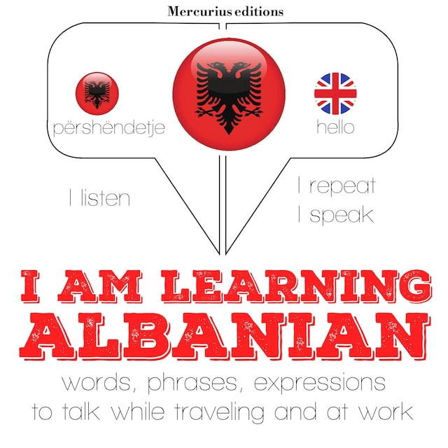 Portada de libro para I am learning Albanian