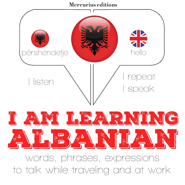 Book cover for I am learning Albanian